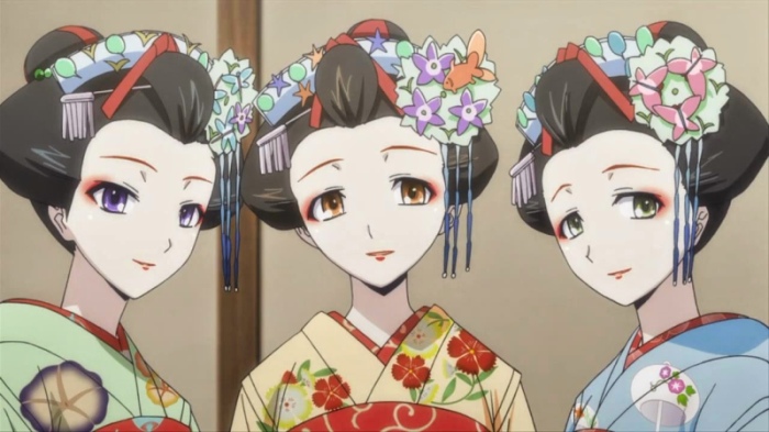 Три ученицы Мицунаво / Mitsuwano категория ~ аниме 2014 года